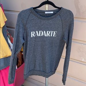 Rodarte charcoal sweatshirt